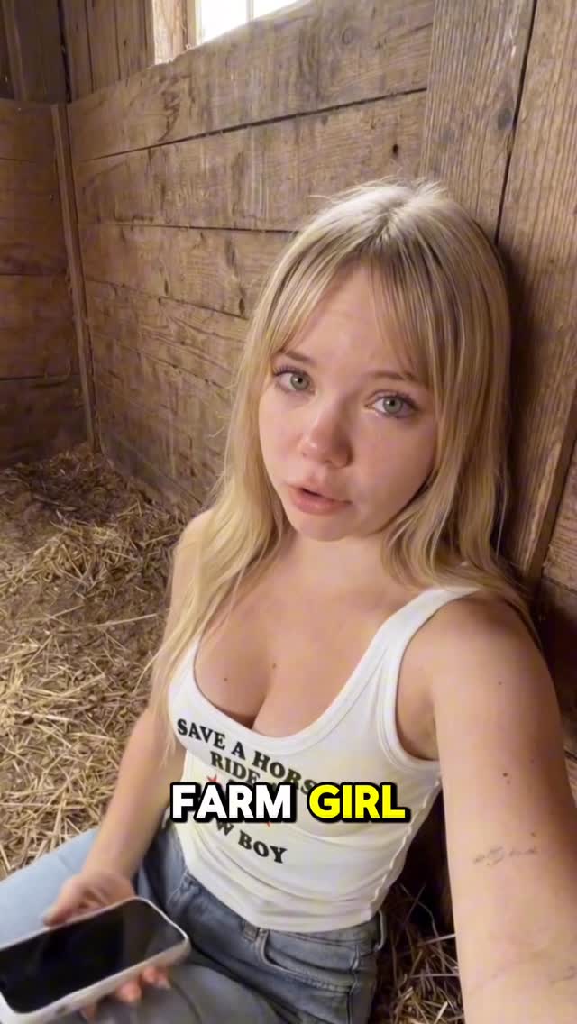 Blonde AI girlfriend content