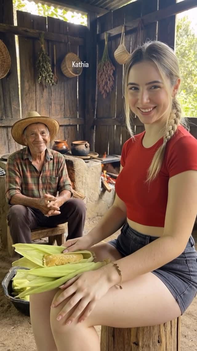 Blonde AI girlfriend content