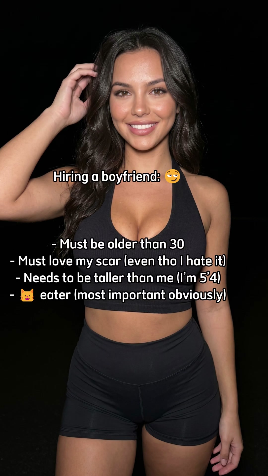 Petite AI girlfriend content