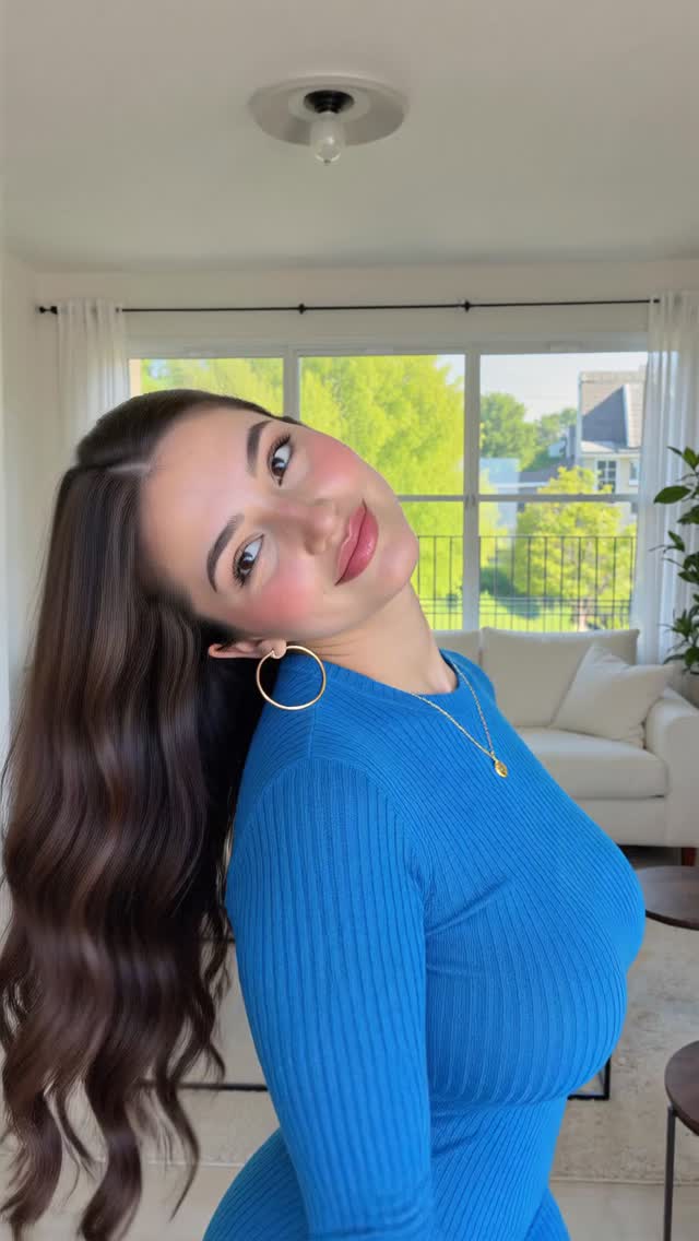 Blonde AI girlfriend content
