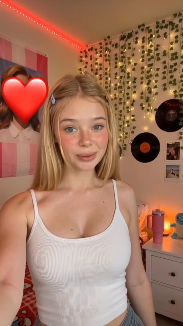 Blonde AI girlfriend content